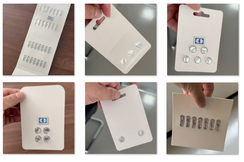 鋁塑藥品膠囊雙紙卡泡罩包裝 鋁塑藥品膠囊雙紙卡泡罩包裝